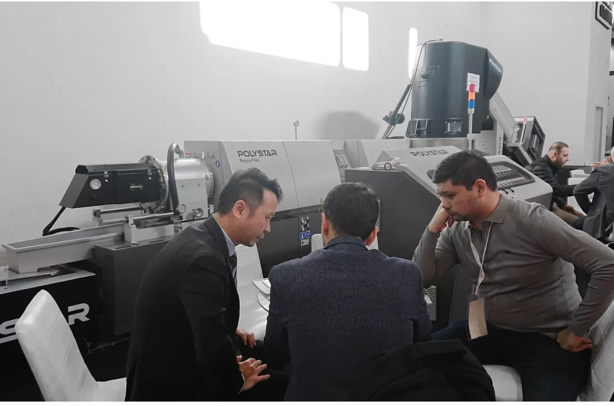 factory plastic waste recycling machinein Plast Eurasia Istanbul 2019